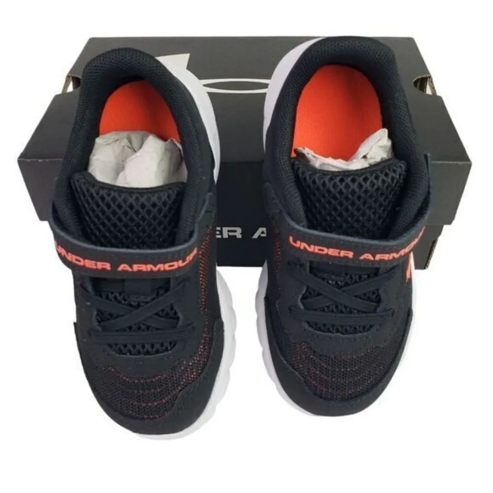 Under Armour‎ Assert 9 Alternate Closure Running Shoe, Black/Red Size 8 /Cm 15